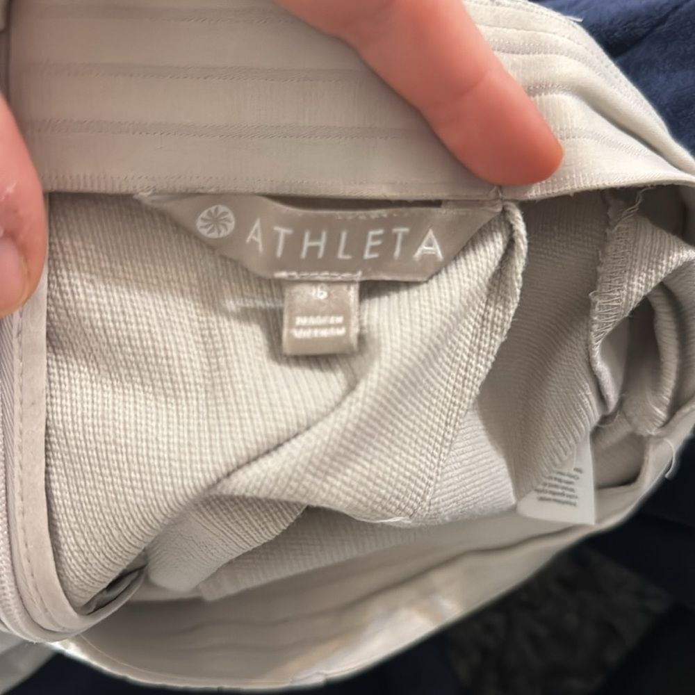 Athleta Wander Slim Pant Cement Chalk 6 - Picture 10 of 10
